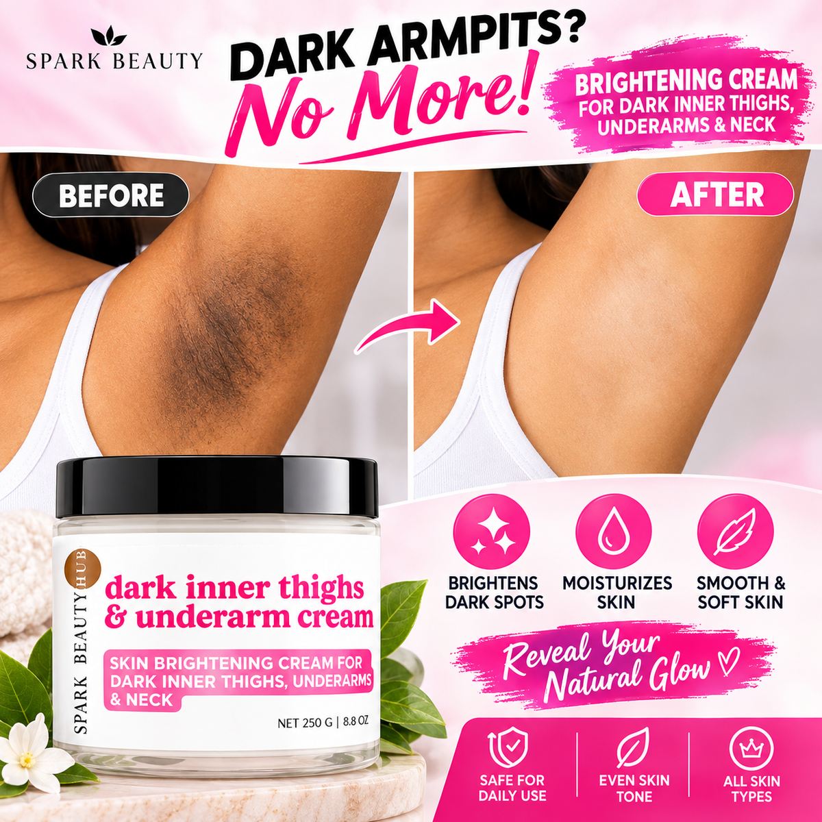 Dark Inner Thighs & Underarm Cream
